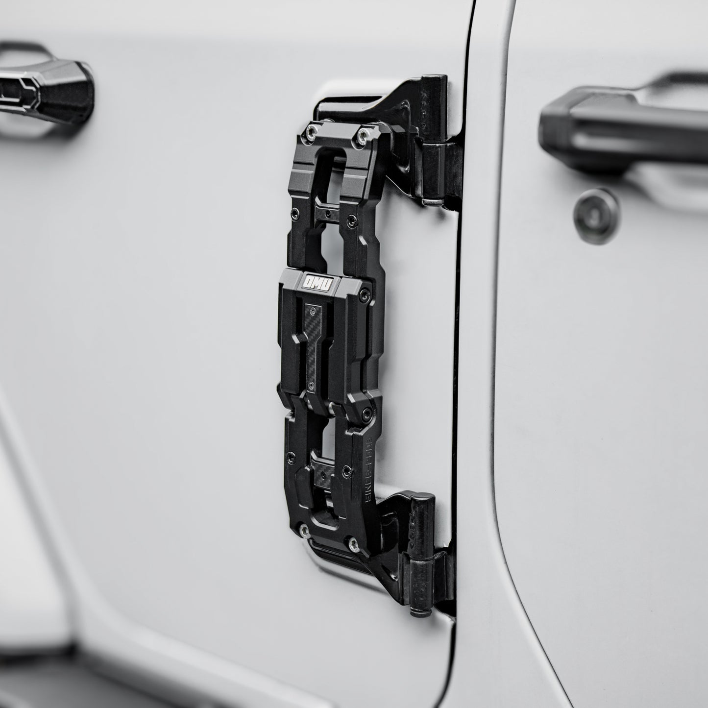 OMU Genesis Series Door Hinge Step Aluminum Folding Foot Pedal for Jeep Wrangler JK JL JT