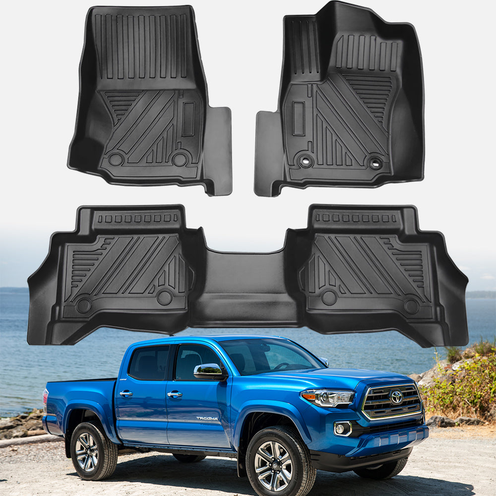 MKR Car Floor Mats For 2024 Toyota Tacoma Double Cab (Not fit Hybrid)