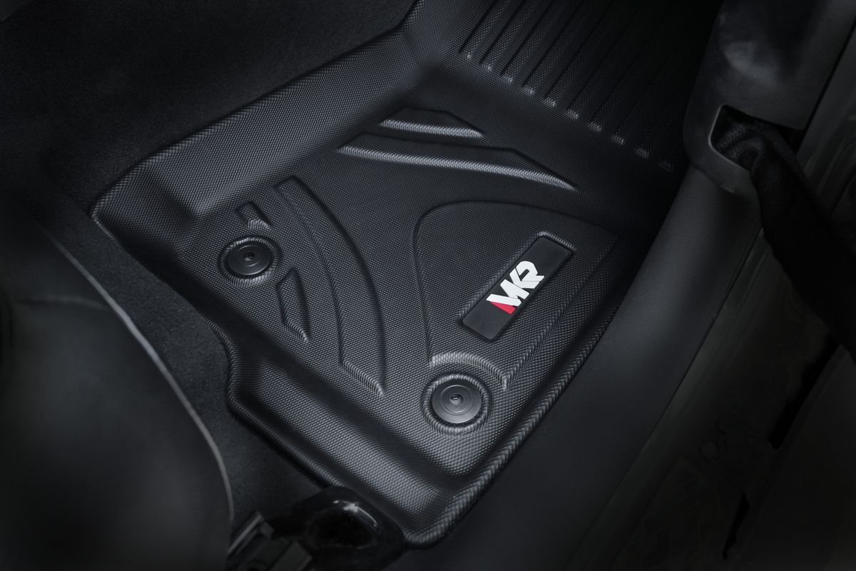 Floor Mats for Jeep Gladiator 2020-2024 All Weather TPE Custom Fit Car Mats Floor Liners 1st & 2nd Row Black