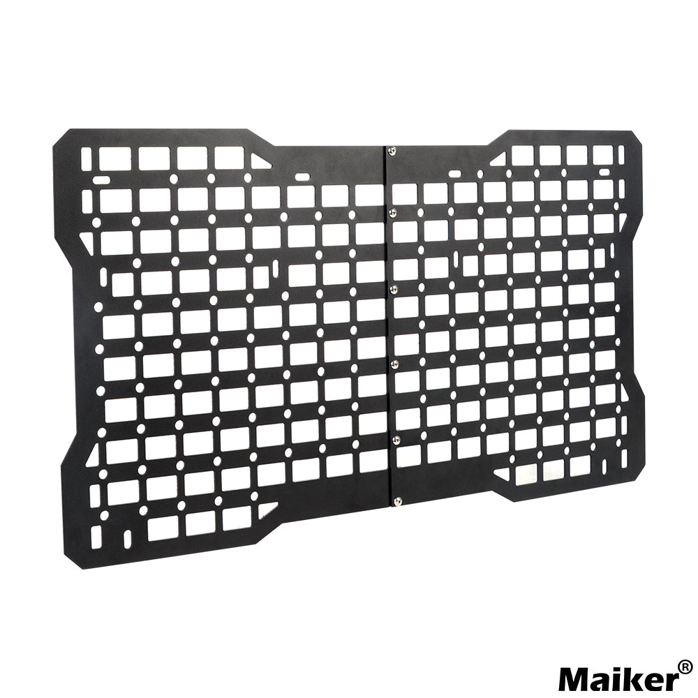OFF ROAD Tailgate Storage Panel Tailgate Molle Panel Steel Cargo Shelf Storage Luggage Holder Carrier for Ford Bronco Accessories 2021 2022 2023 2/4 Doors