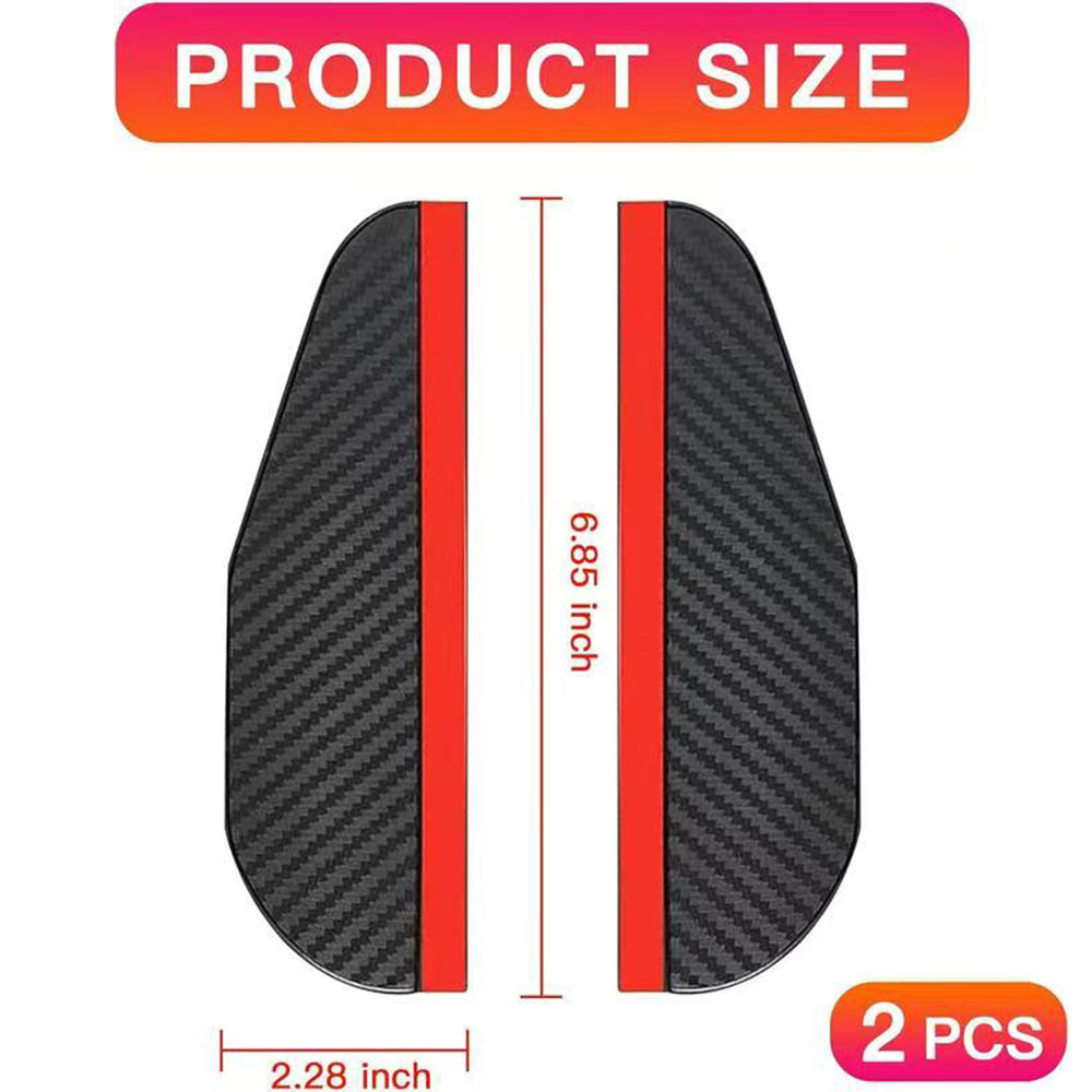 Mirror Rain Visor Eyebrow, Side Mirror Rain Guards, Waterproof Covers for Car Uniservial Fit 2 Pack for Most Car, Truck, Pickup Trucks and SUV