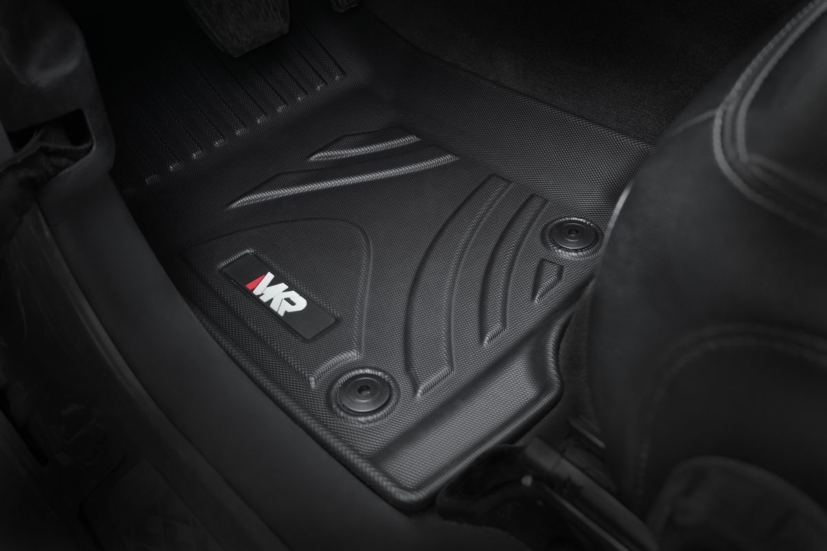 Floor Mats for Jeep Gladiator 2020-2024 All Weather TPE Custom Fit Car Mats Floor Liners 1st & 2nd Row Black