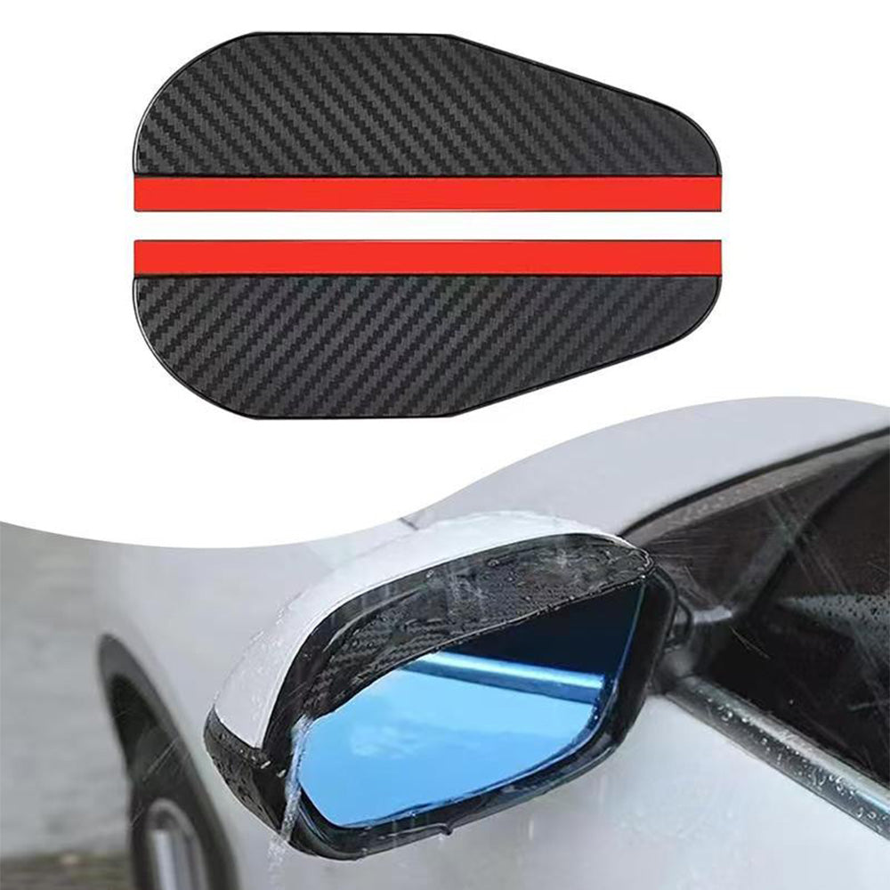 Mirror Rain Visor Eyebrow, Side Mirror Rain Guards, Waterproof Covers for Car Uniservial Fit 2 Pack for Most Car, Truck, Pickup Trucks and SUV