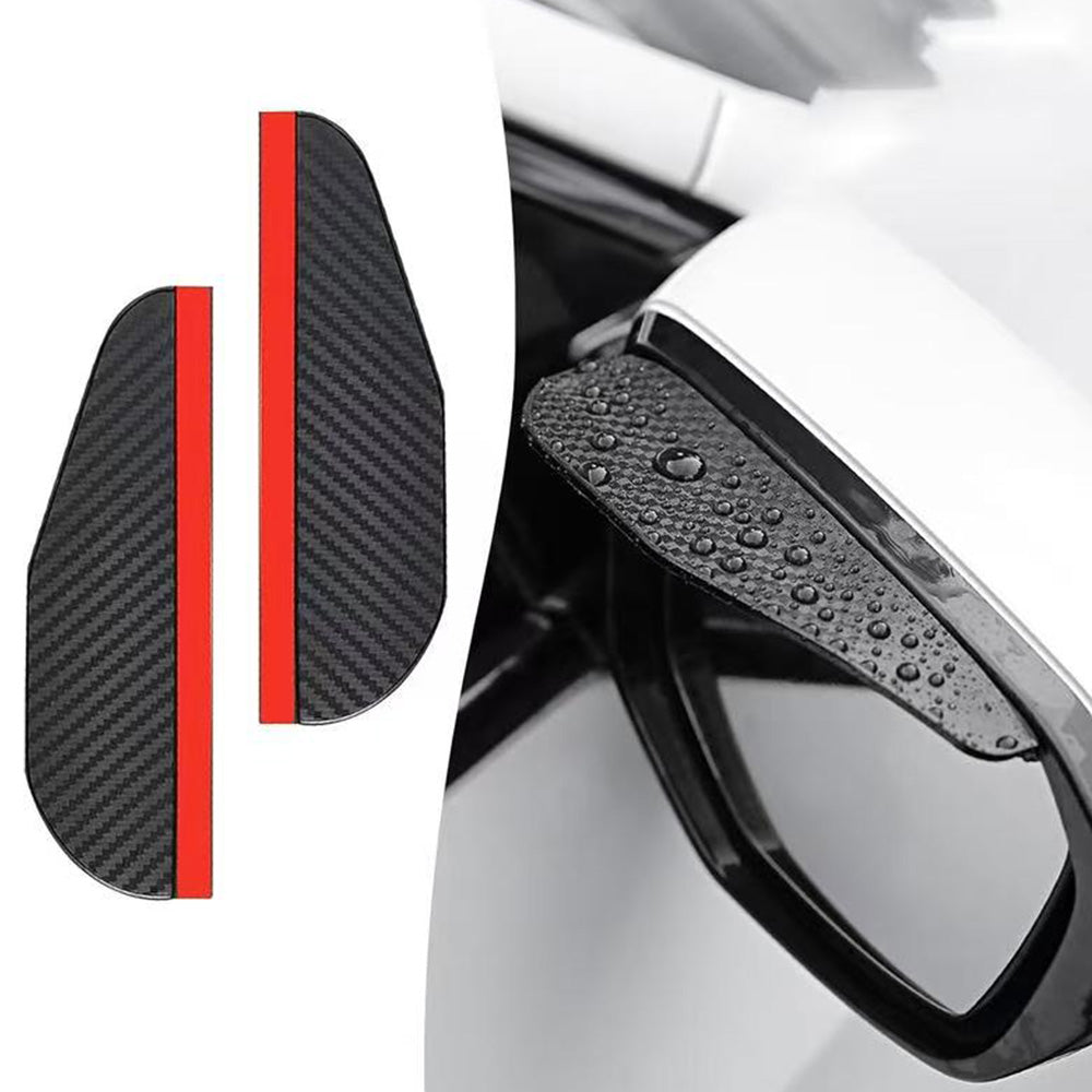 Mirror Rain Visor Eyebrow, Side Mirror Rain Guards, Waterproof Covers for Car Uniservial Fit 2 Pack for Most Car, Truck, Pickup Trucks and SUV
