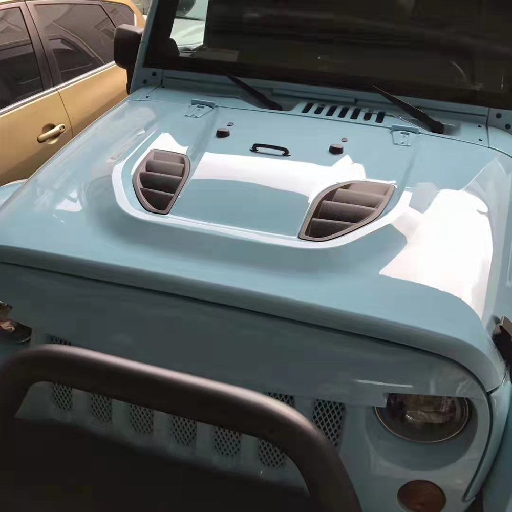 10th Anniversary Hood Replacement Hood Heat Dispersion for 2007-2017 Jeep Wrangler JK JKUe