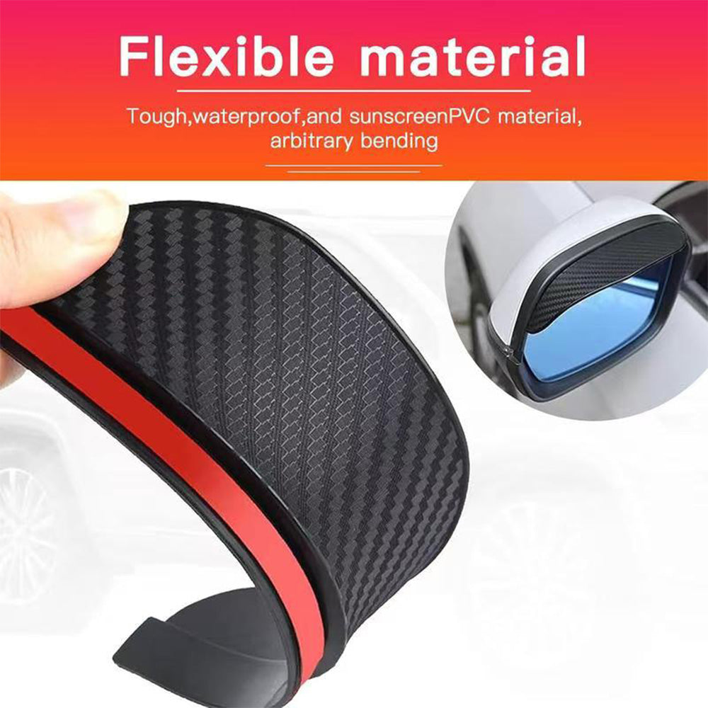 Mirror Rain Visor Eyebrow, Side Mirror Rain Guards, Waterproof Covers for Car Uniservial Fit 2 Pack for Most Car, Truck, Pickup Trucks and SUV
