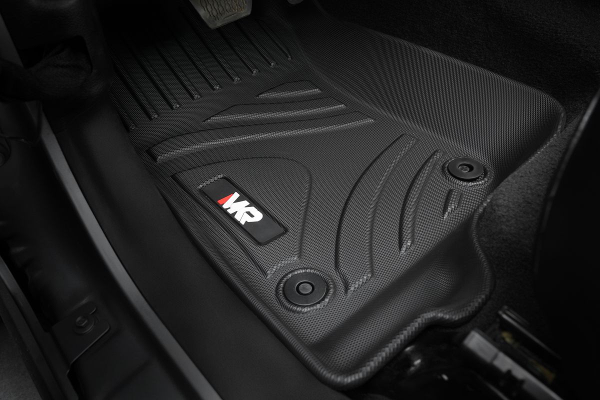 Floor Mats for Jeep Wrangler JL Unlimited 4XE 2021-2024 Door All Weather TPE Custom Fit Car Mats Floor Liners 1st & 2nd Row, Black