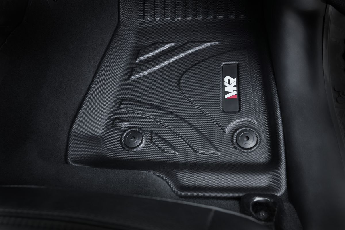 Floor Mats for Jeep Gladiator 2020-2024 All Weather TPE Custom Fit Car Mats Floor Liners 1st & 2nd Row Black