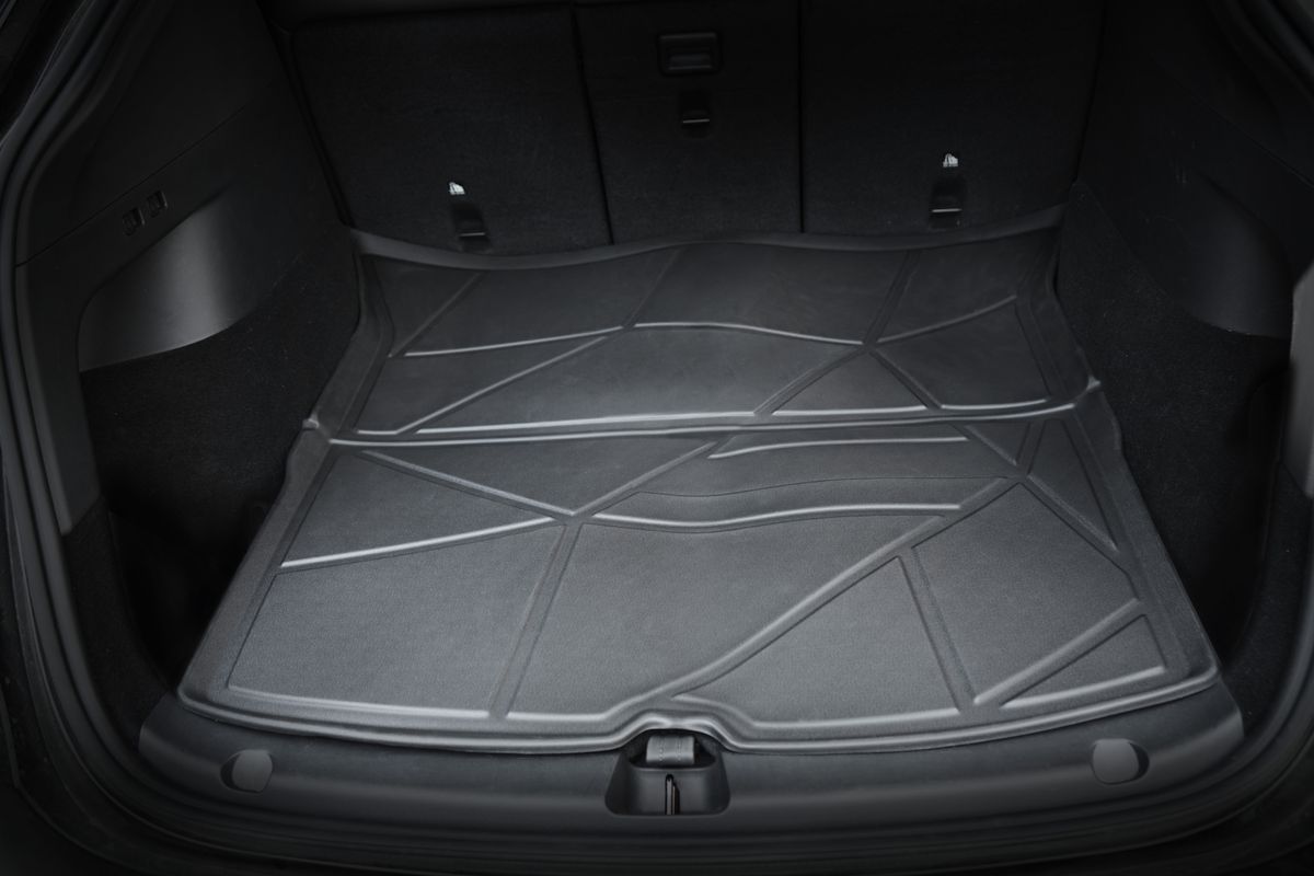 MKR Floor Mats & Cargo Liners for Tesla Model Y 5-Seat 2021-2022-100% Eco-Friendly - All Weather TPE Cargo Liner Trunk Accessories, Set of 6 Mats (Not Fit 7-Seat)