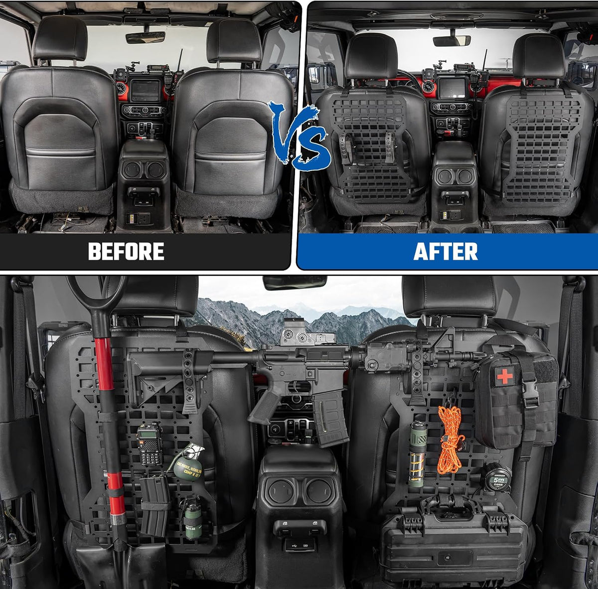 MOLLE Seat Panel (2 PCS)