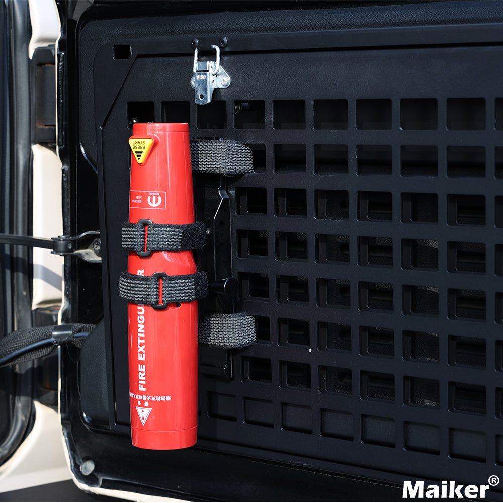 2-Tier Tailgate Table Rear Foldable Storage Cargo Rack Outdoor Camping Desk for 2007-2022 Jeep Wrangler JK&JL 4 Door (Not Fit JK Models with Stock Subwoofer)