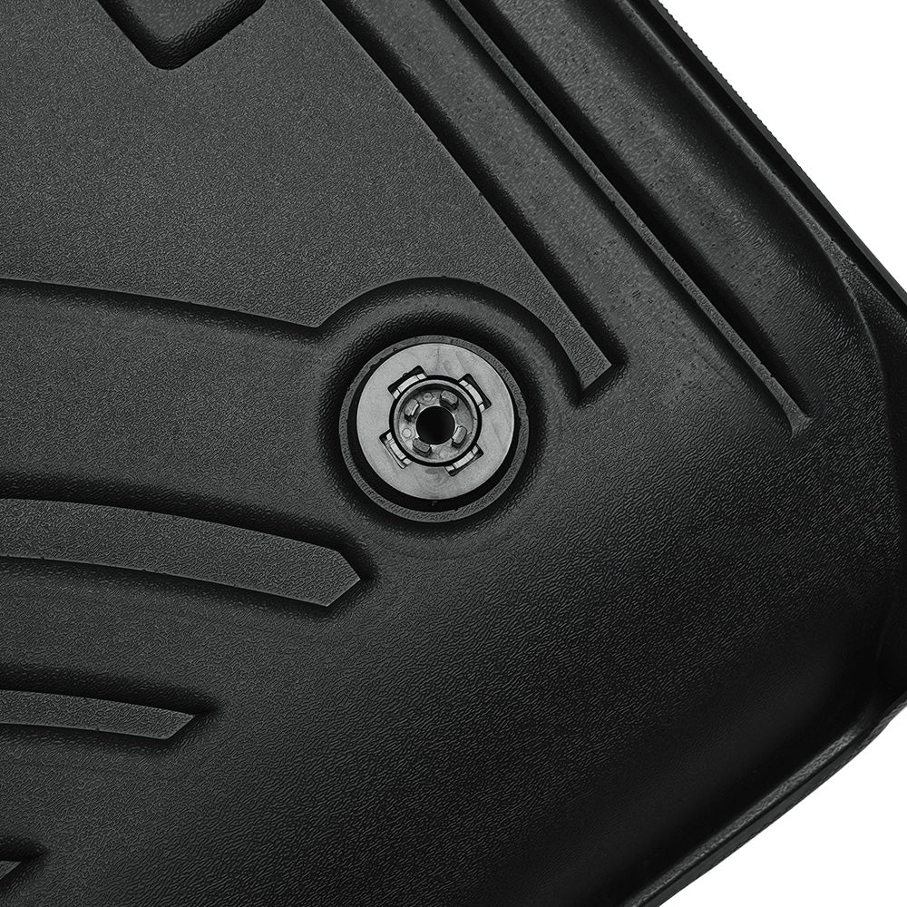 MKR TPE Floor Mats For 15-24 Ford F-150 & 22-24 F150 Lightning SuperCrew (Rear w/o Fold Flat Storage)