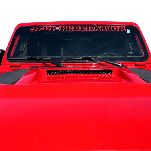 10th Anniversary Rubicon Hood with Functional Vents For Jeep Wrangler JL