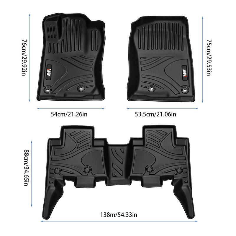 MKR Car Floor Mats For 2013-2023 Toyota 4Runner (Fit 7 Seats&5 Seats) & Lexus GX460