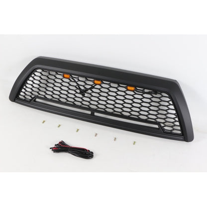 Black Front Grille Fits For Toyota 4 Runner 2006-2009 Honeycomb Grill with Light