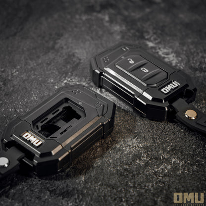 OMU Genesis Series Aluminum Key Case Key Fob For Jeep Wrangler JL / Gladiator JT