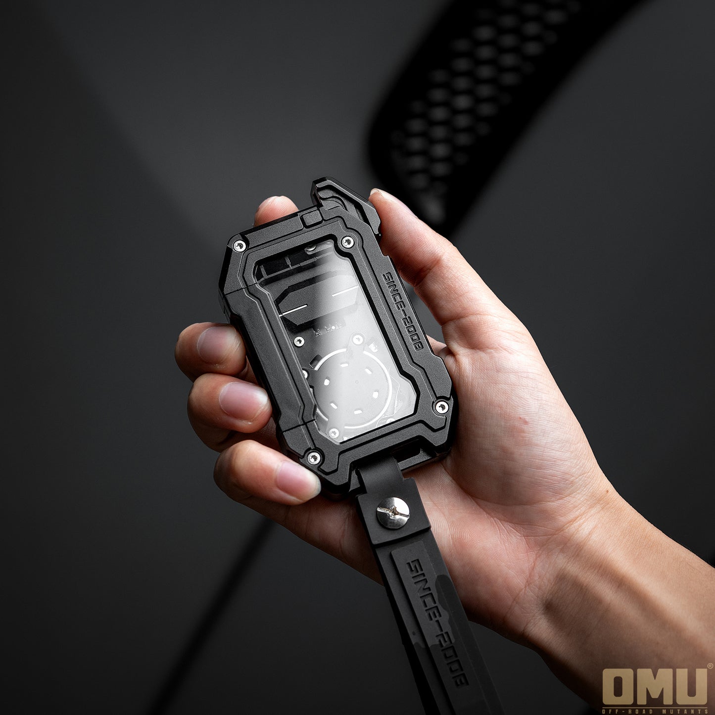 OMU Genesis Series Aluminum Key Case Key Fob For Jeep Wrangler JL / Gladiator JT
