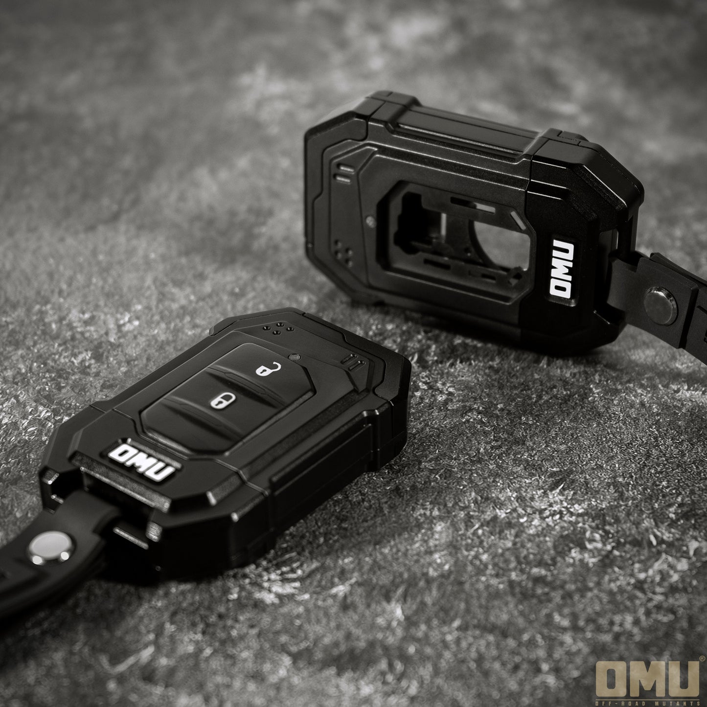 OMU Genesis Series Aluminum Key Case Key Fob For Jeep Wrangler JL / Gladiator JT