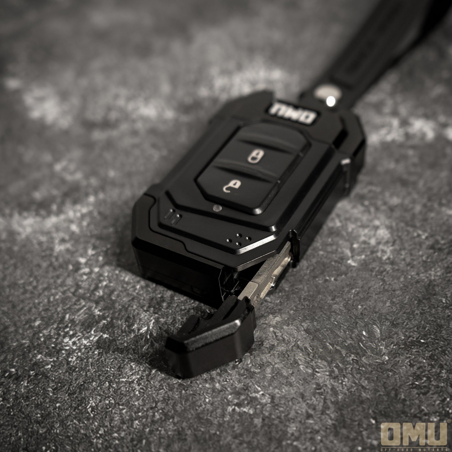 OMU Genesis Series Aluminum Key Case Key Fob For Jeep Wrangler JL / Gladiator JT