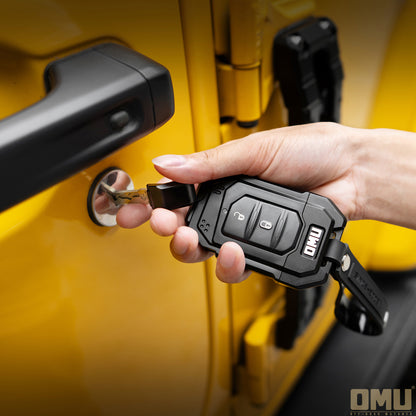 OMU Genesis Series Aluminum Key Case Key Fob For Jeep Wrangler JL / Gladiator JT