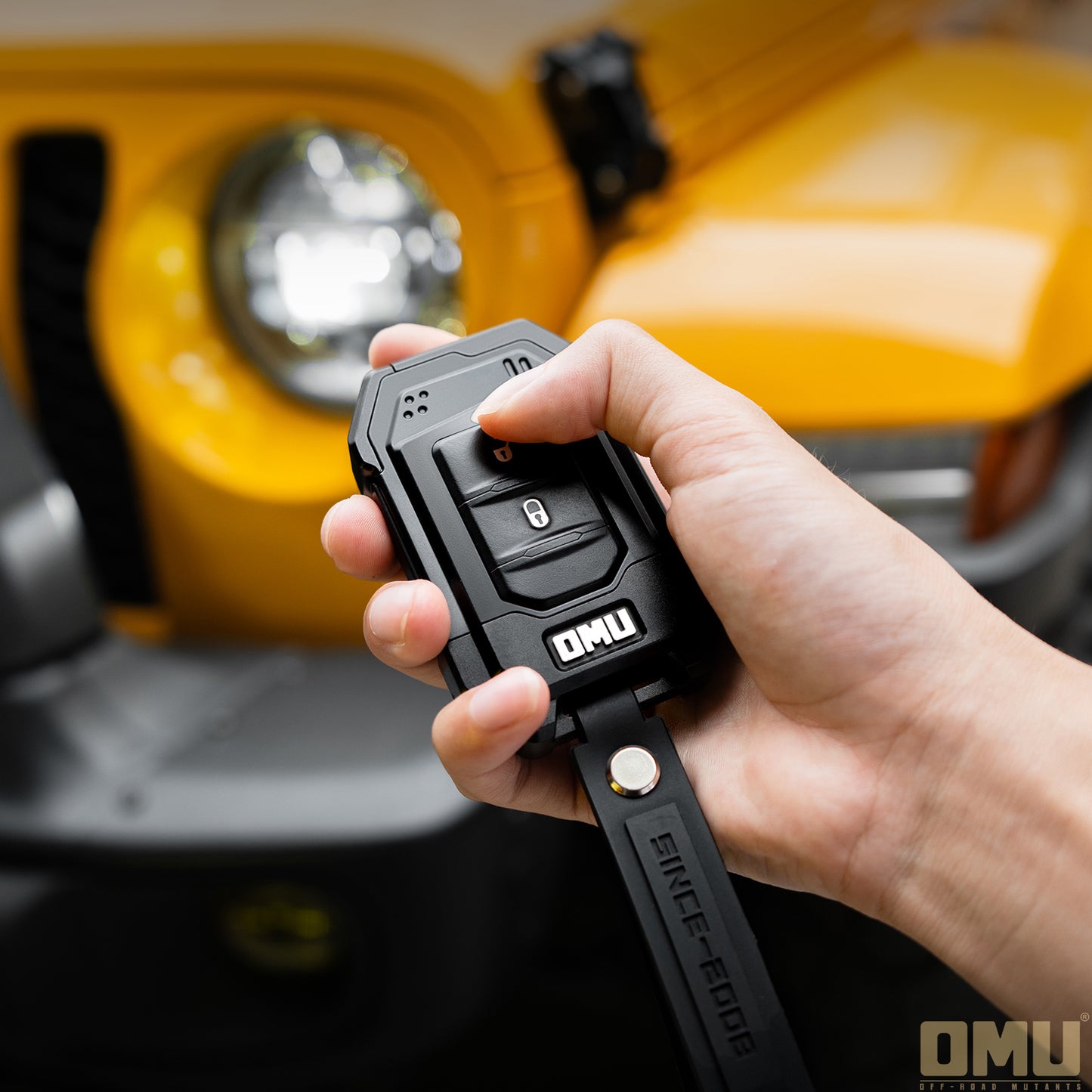 OMU Genesis Series Aluminum Key Case Key Fob For Jeep Wrangler JL / Gladiator JT