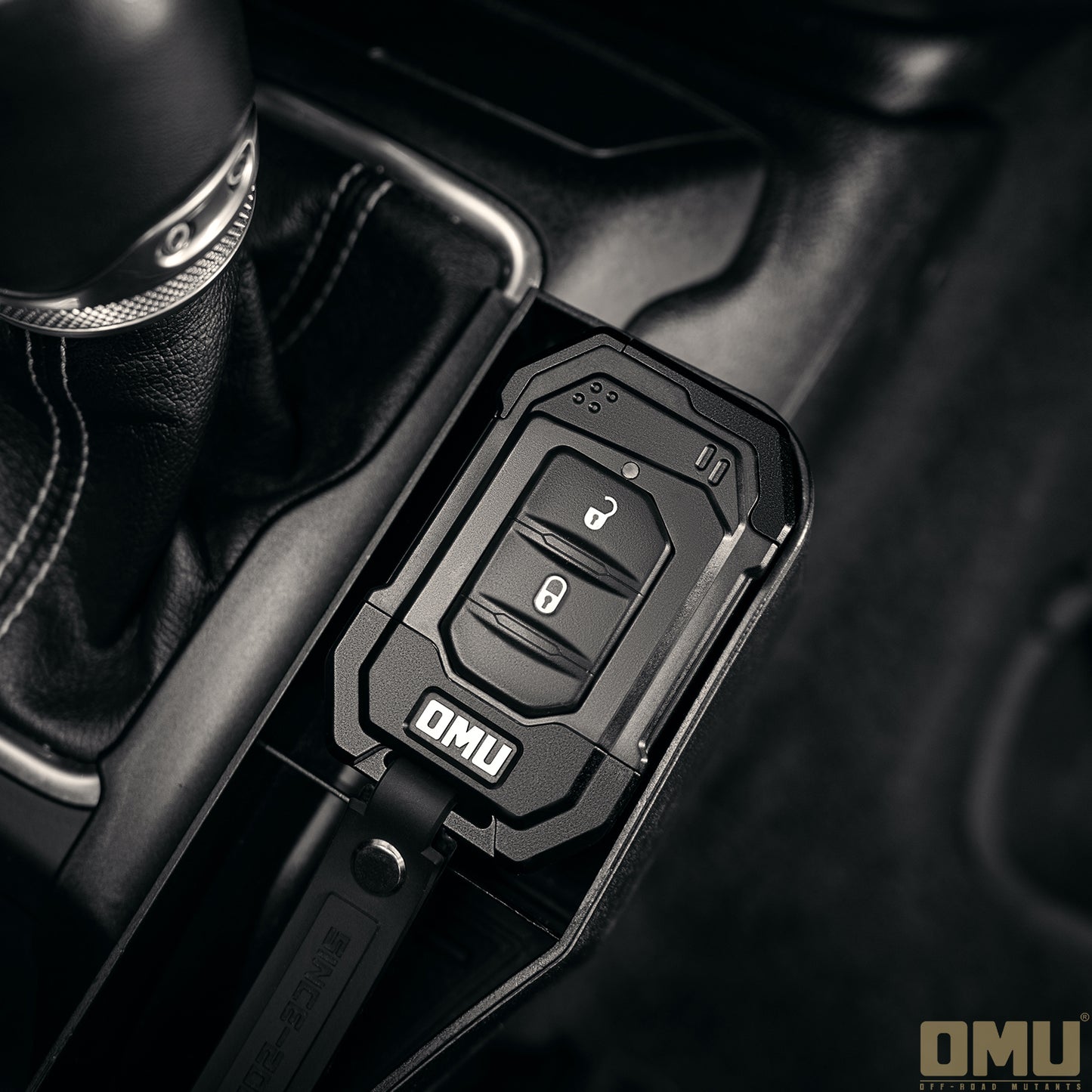 OMU Genesis Series Aluminum Key Case Key Fob For Jeep Wrangler JL / Gladiator JT