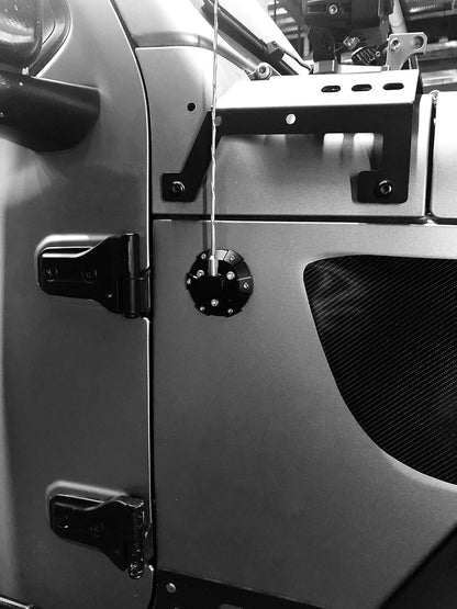 FURY ABS Radio Antenna Base Cover For 2007-2018 Jeep Wrangler JK/JL
