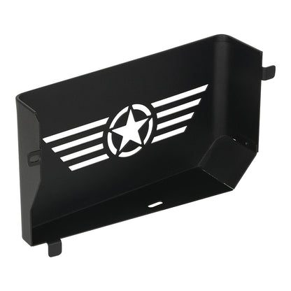 [$0.1]Jeep Wrangler JL/Gladiator JT/4XE(2018-2024) Front Door Organizer  - 2PC Five Star Logo