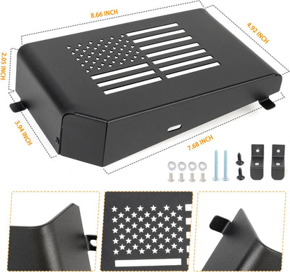 [$0.1] Jeep Wrangler JL/JT/JLU(2018-2024)  Front Door Organizer - 2PC US Flag Logo