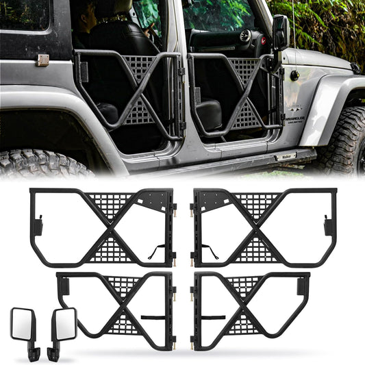 Rugged Tube Doors for Jeep Wrangler JK 2007-2018