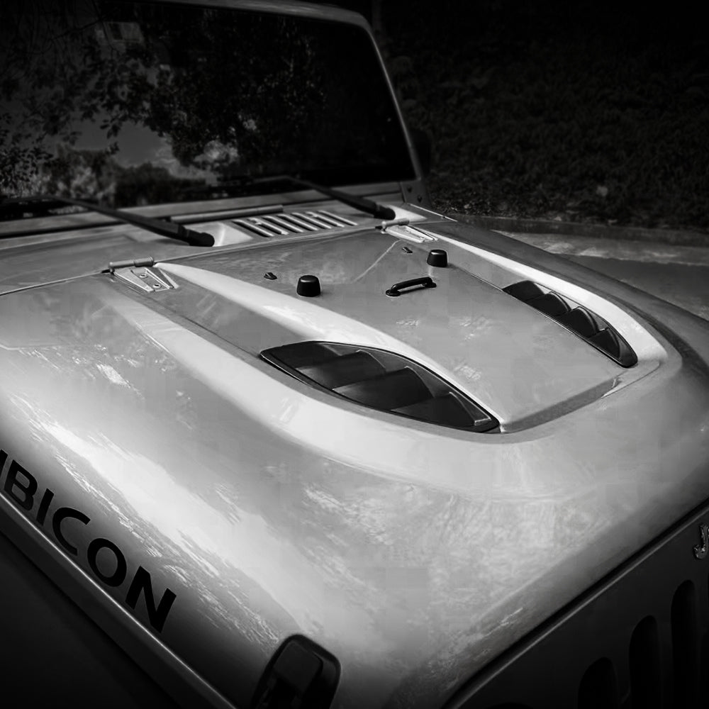 10th Anniversary Hood Replacement Hood Heat Dispersion for 2007-2017 Jeep Wrangler JK JKUe