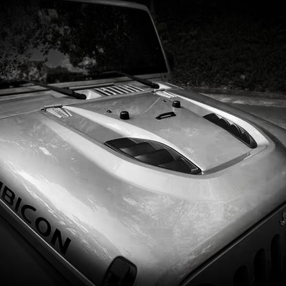 10th Anniversary Hood Replacement Hood Heat Dispersion for 2007-2017 Jeep Wrangler JK JKUe