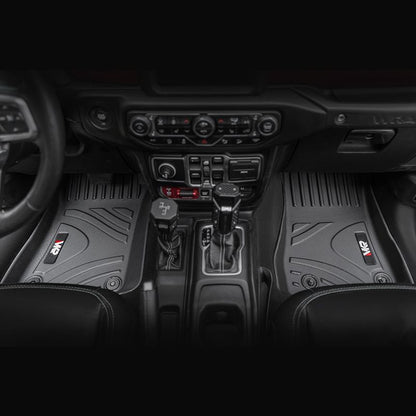 MKR Car Floor Mats for 18-25 Jeep Wrangler JL Unlimited 4 Door Only (Not Fit for JK or 4XE)