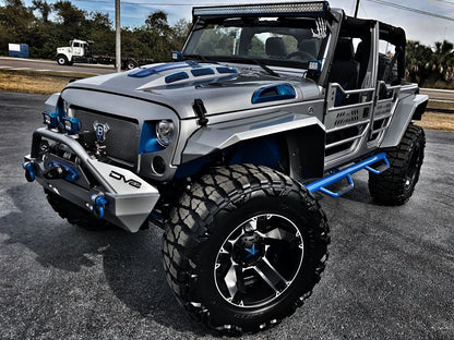 The Avenger Style Replacement Hood Compatible with 2007-2017 Wrangler JK JKU Unlimited Rubicon