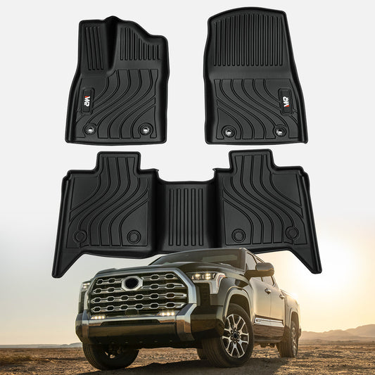 MKR Car Floor Mats for Toyota Tundra 2022-2025 CrewMax Cab