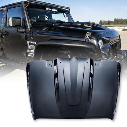 The Avenger Style Replacement Hood Compatible with 2007-2017 Wrangler JK JKU Unlimited Rubicon