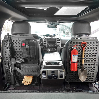 2PCS Tactical Seat Back Molle Panel