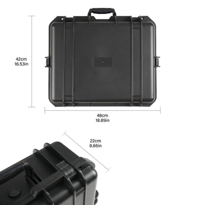 16.53 Inch With Cush- Proof Sponge Waterproof Storage Box for Protective Storage