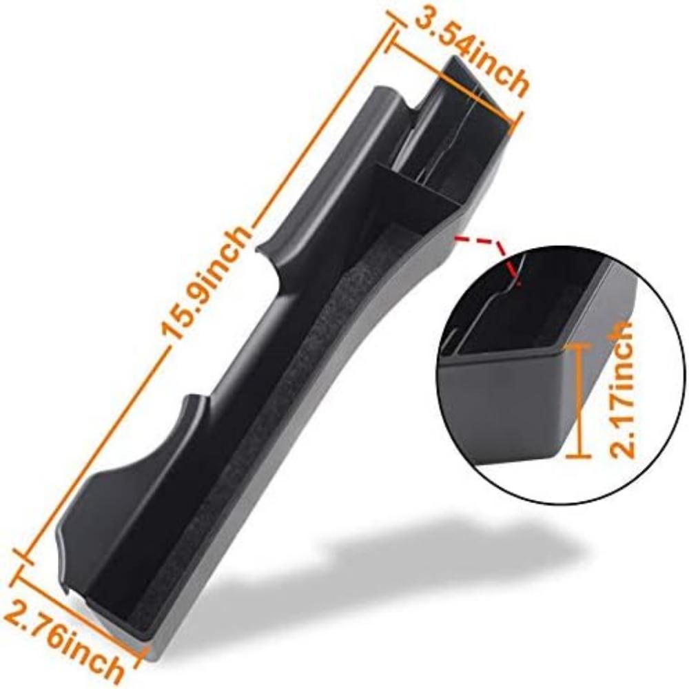 [$0.1]Car Center Console Organizer Tray for 2011-2018 Jeep Wrangler JK 4-Door – Gear Shift Storage Box with Side Pocket, Auto Transmission Accessory