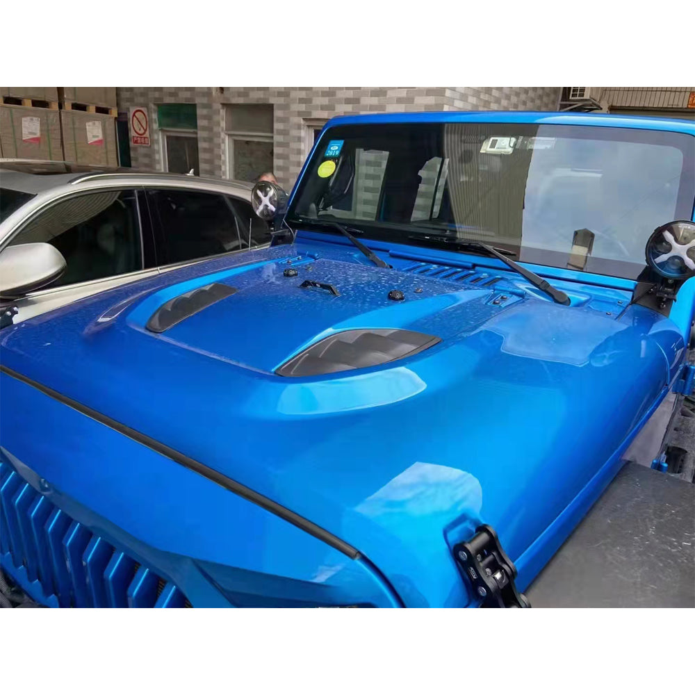 10th Anniversary Hood Replacement Hood Heat Dispersion for 2007-2017 Jeep Wrangler JK JKUe