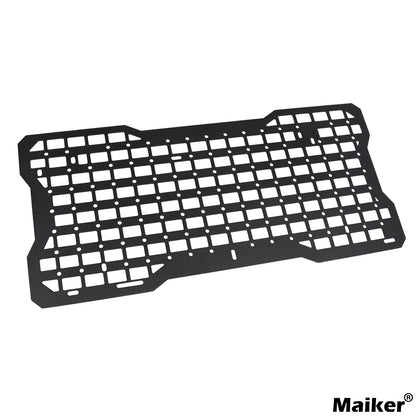 JK&JL Tailgate Tactical Panel for Wrangler Tailgate Tool Kit/JL Organizer Racks Compatible with Jeep Wrangler 2007-2022 JK JKU & 2018-2022 JL JLU (1 PCS,Aluminum Alloy)