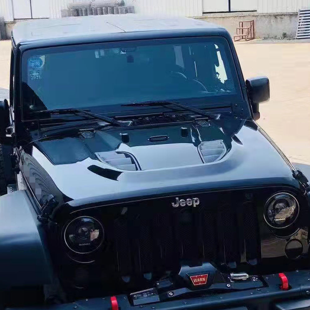 10th Anniversary Hood Replacement Hood Heat Dispersion for 2007-2017 Jeep Wrangler JK JKUe