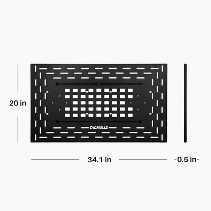 Roof Rack Cargo Carrier - Universal Roof Rack MOLLE Panel for Car Top Luggage Holder, Rooftop Cargo Carrier for Car SUV Truck