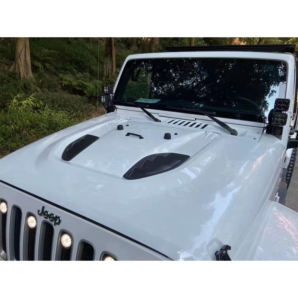 10th Anniversary Hood Replacement Hood Heat Dispersion for 2007-2017 Jeep Wrangler JK JKUe