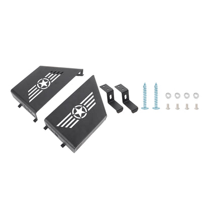 [$0.1]Jeep Wrangler JK Rear Door Organizer (2007-2018) - 2PC Five Star Logo