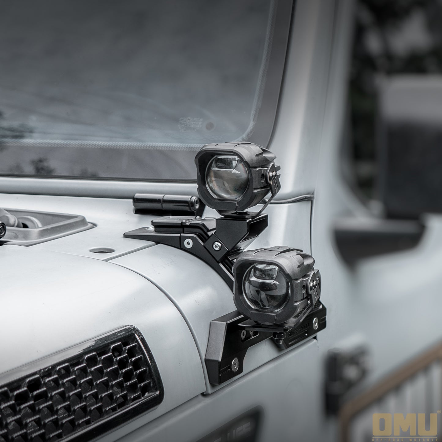 OMU Genesis Series A-Pillar Light System Mount For Jeep Wrangler JL/ Gladiator JT [Not For 4xe]