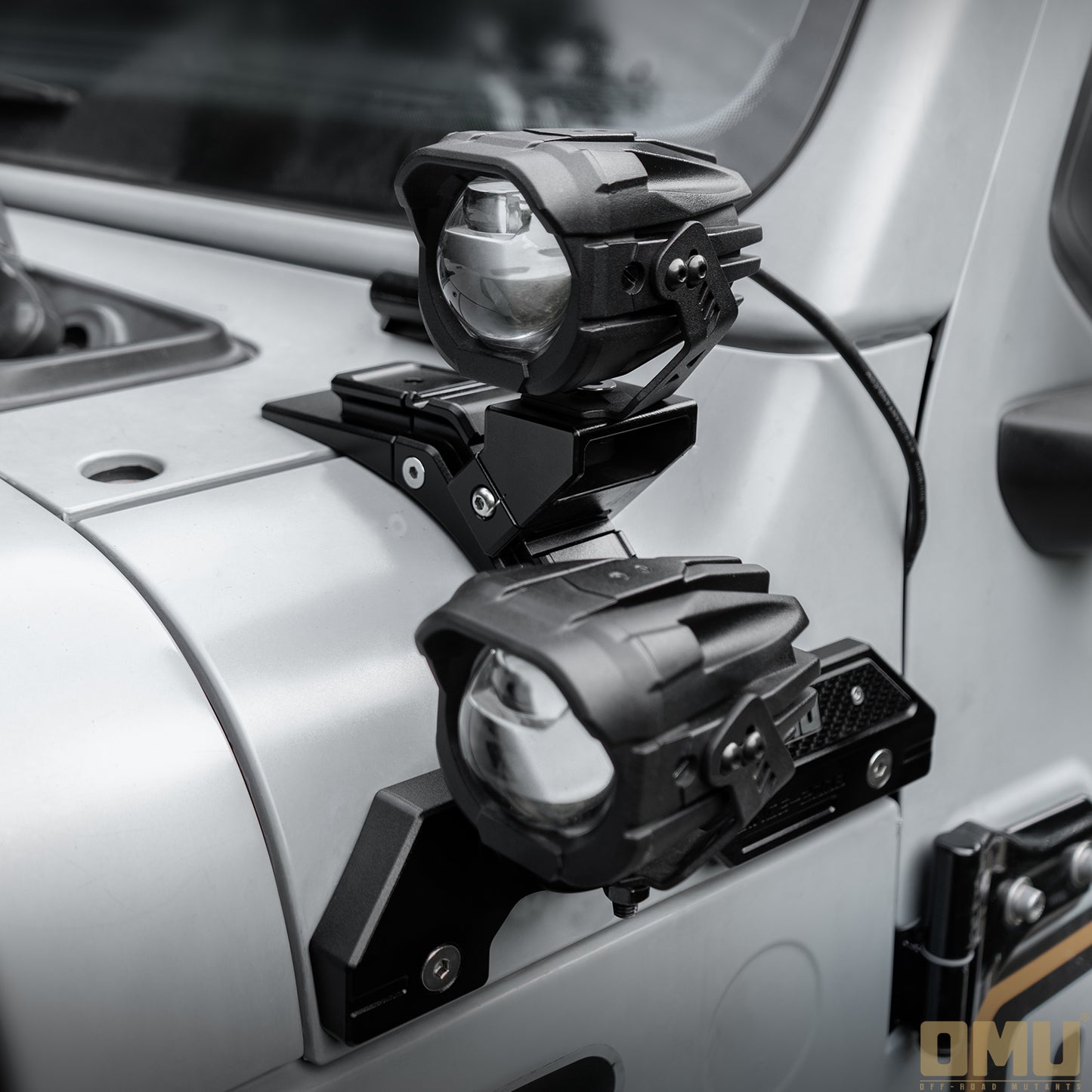 OMU Genesis Series A-Pillar Light System Mount For Jeep Wrangler JL/ Gladiator JT [Not For 4xe]