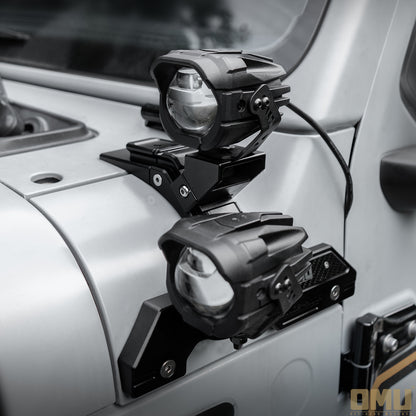 OMU Genesis Series A-Pillar Light System Mount For Jeep Wrangler JL/ Gladiator JT [Not For 4xe]