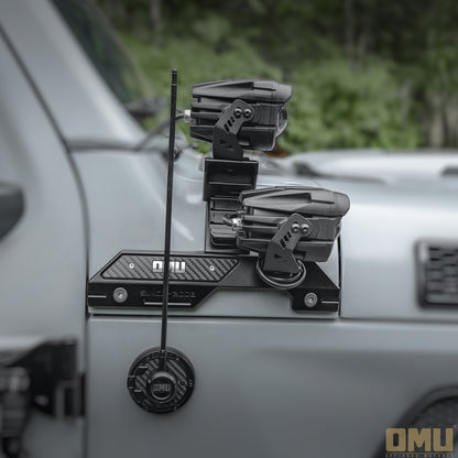 OMU Genesis Series A-Pillar Light System Mount For Jeep Wrangler JL/ Gladiator JT [Not For 4xe]