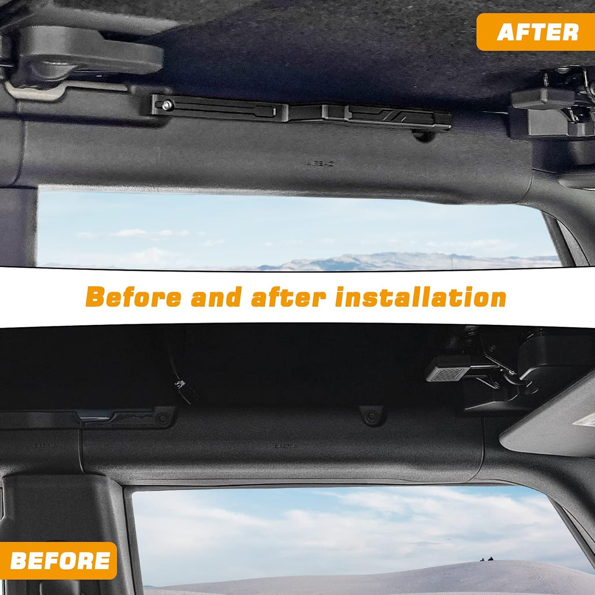 Aluminum Front Roll Bar Grab Handles